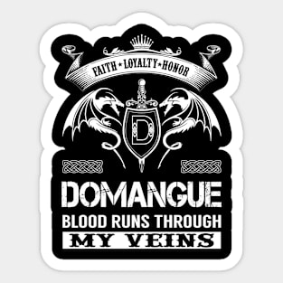 DOMANGUE Sticker